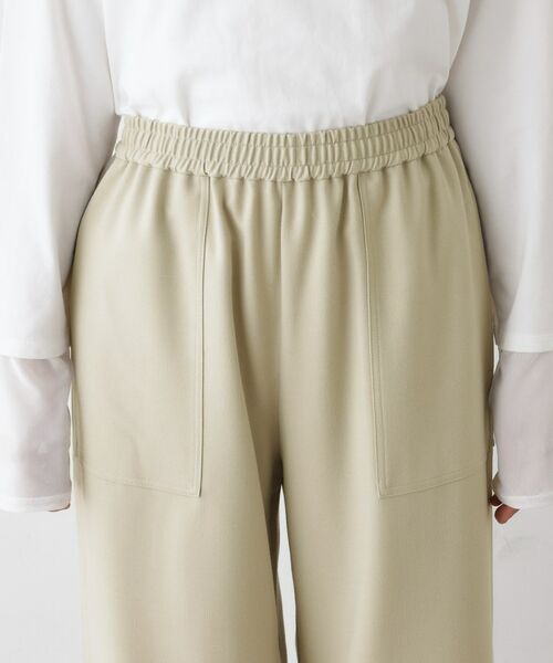 Dessin / デッサン パンツ | 【ウエストゴム・洗える】コンフォートワイドパンツ | 詳細16