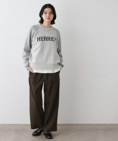 Dessin / デッサン パンツ | 【ウエストゴム・洗える】コンフォートワイドパンツ | 詳細3