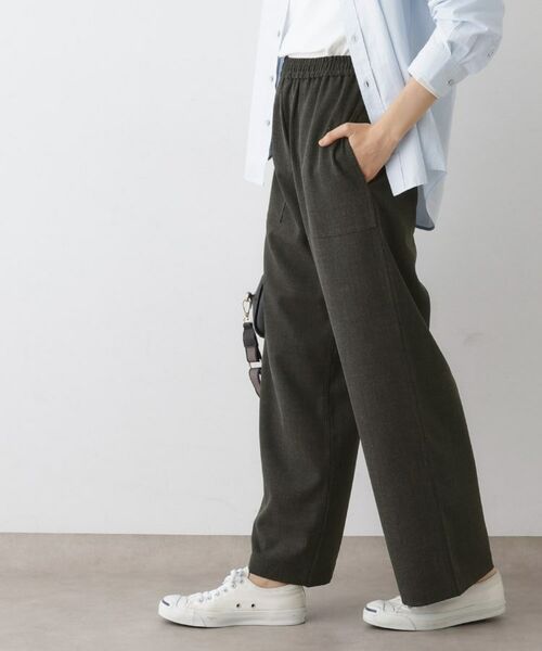 Dessin / デッサン パンツ | 【ウエストゴム・洗える】コンフォートワイドパンツ | 詳細5