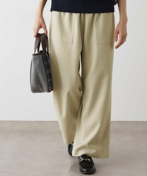 Dessin / デッサン パンツ | 【ウエストゴム・洗える】コンフォートワイドパンツ | 詳細9