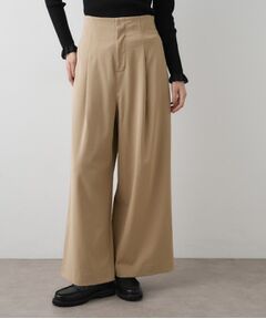 Dessin / デッサン パンツ | 【セットアップ可・洗える】ハイウエストタックパンツ