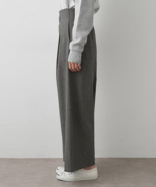 Dessin / デッサン パンツ | 【セットアップ可・洗える】ハイウエストタックパンツ | 詳細10