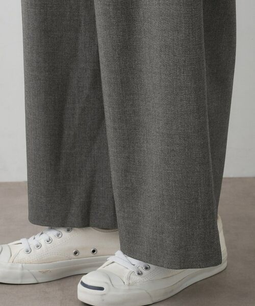 Dessin / デッサン パンツ | 【セットアップ可・洗える】ハイウエストタックパンツ | 詳細15