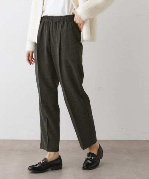 Dessin / デッサン パンツ | 【ウエストゴム・洗える】コンフォートテーパードパンツ | 詳細1