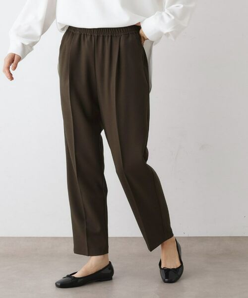 Dessin / デッサン パンツ | 【ウエストゴム・洗える】コンフォートテーパードパンツ | 詳細10