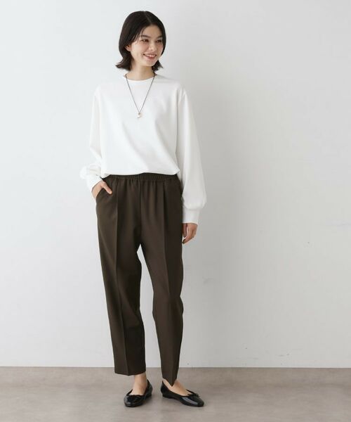 Dessin / デッサン パンツ | 【ウエストゴム・洗える】コンフォートテーパードパンツ | 詳細11