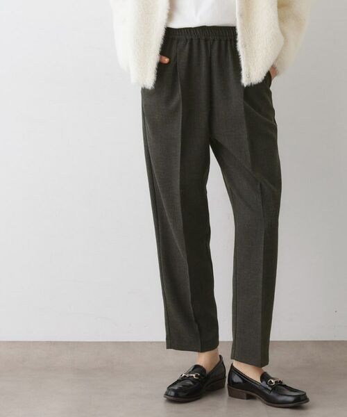 Dessin / デッサン パンツ | 【ウエストゴム・洗える】コンフォートテーパードパンツ | 詳細2