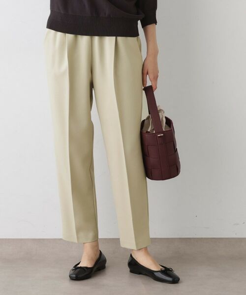 Dessin / デッサン パンツ | 【ウエストゴム・洗える】コンフォートテーパードパンツ | 詳細5