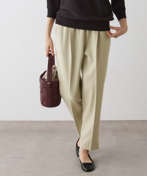 Dessin / デッサン パンツ | 【ウエストゴム・洗える】コンフォートテーパードパンツ | 詳細6