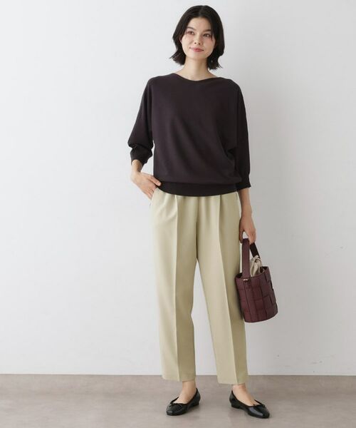 Dessin / デッサン パンツ | 【ウエストゴム・洗える】コンフォートテーパードパンツ | 詳細7