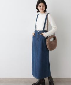 Dessin / デッサン ロング・マキシ丈スカート | 【2WAY・洗える】デニムジャンパースカート