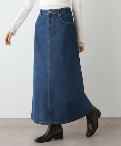 Dessin / デッサン ロング・マキシ丈スカート | 【2WAY・洗える】デニムジャンパースカート | 詳細2