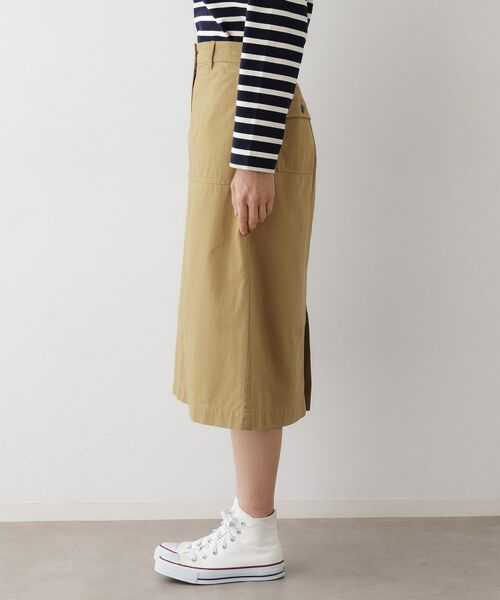 Dessin / デッサン ロング・マキシ丈スカート | 【洗える】ベイカーポケットワークスカート | 詳細10