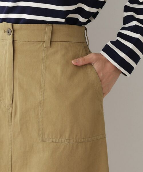 Dessin / デッサン ロング・マキシ丈スカート | 【洗える】ベイカーポケットワークスカート | 詳細12