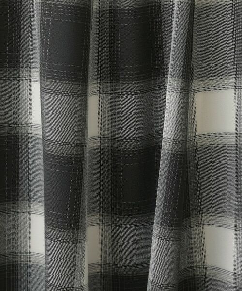 Dessin / デッサン ロング・マキシ丈スカート | 【洗える・ウエストゴム】チェック柄フレアスカート | 詳細5