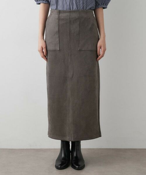 Dessin / デッサン スカート | 【セットアップ可・洗える】マシュマロスウェードスカート | 詳細13