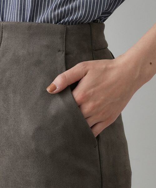 Dessin / デッサン スカート | 【セットアップ可・洗える】マシュマロスウェードスカート | 詳細17