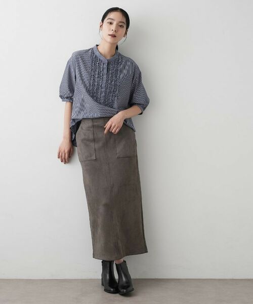 Dessin / デッサン スカート | 【セットアップ可・洗える】マシュマロスウェードスカート | 詳細2