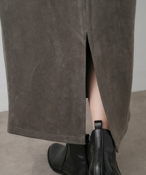 Dessin / デッサン スカート | 【セットアップ可・洗える】マシュマロスウェードスカート | 詳細20