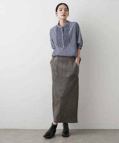 Dessin / デッサン スカート | 【セットアップ可・洗える】マシュマロスウェードスカート | 詳細3