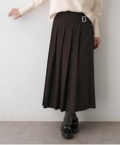 Dessin / デッサン ロング・マキシ丈スカート | 【洗える】ワイドプリーツスカート