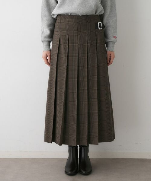 Dessin / デッサン ロング・マキシ丈スカート | 【洗える】ワイドプリーツスカート | 詳細13