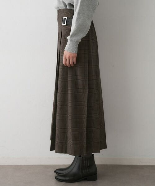 Dessin / デッサン ロング・マキシ丈スカート | 【洗える】ワイドプリーツスカート | 詳細14