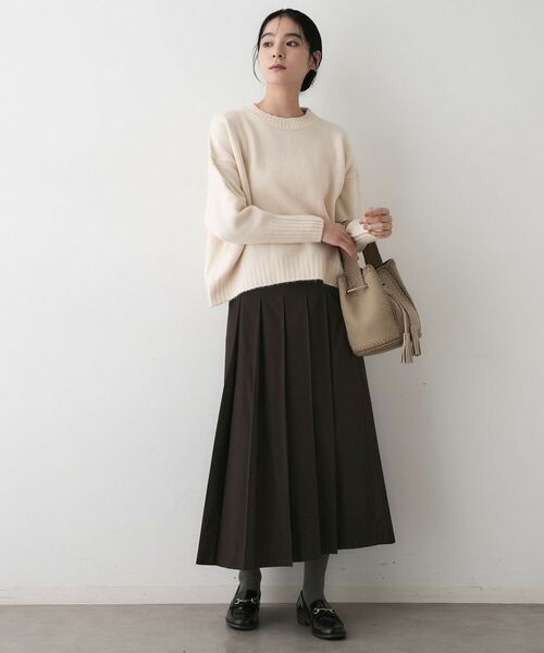 Dessin / デッサン ロング・マキシ丈スカート | 【洗える】ワイドプリーツスカート | 詳細2