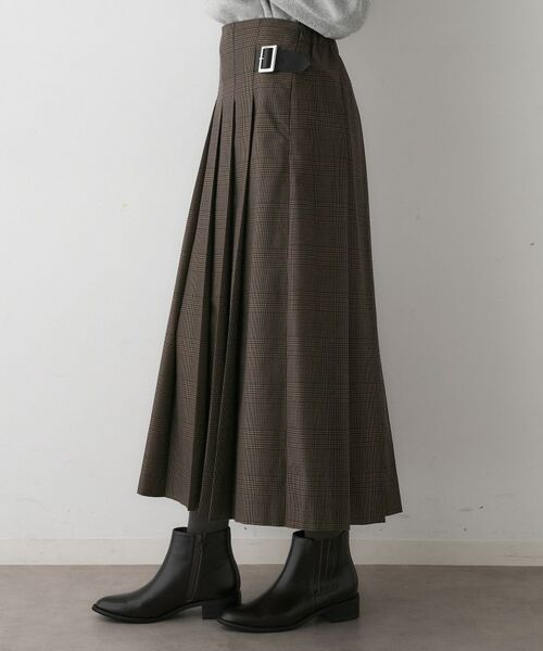Dessin / デッサン ロング・マキシ丈スカート | 【洗える】ワイドプリーツスカート | 詳細6