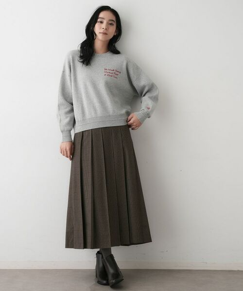 Dessin / デッサン ロング・マキシ丈スカート | 【洗える】ワイドプリーツスカート | 詳細7