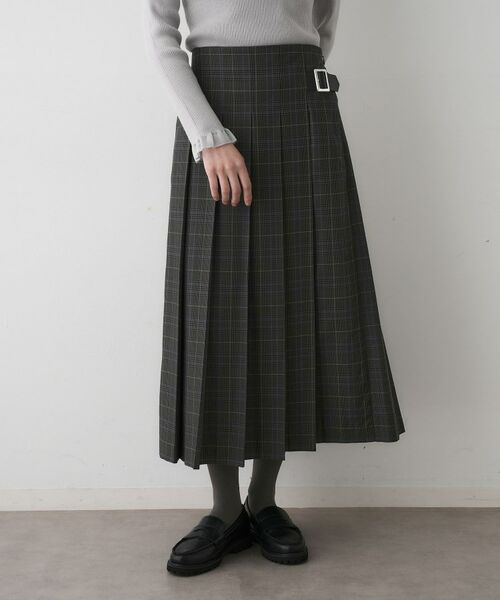 Dessin / デッサン ロング・マキシ丈スカート | 【洗える】ワイドプリーツスカート | 詳細9