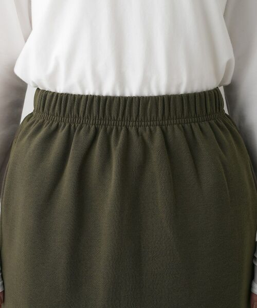 Dessin / デッサン ロング・マキシ丈スカート | 【セットアップ可/ウエストゴム】裏毛Iラインスカート | 詳細16