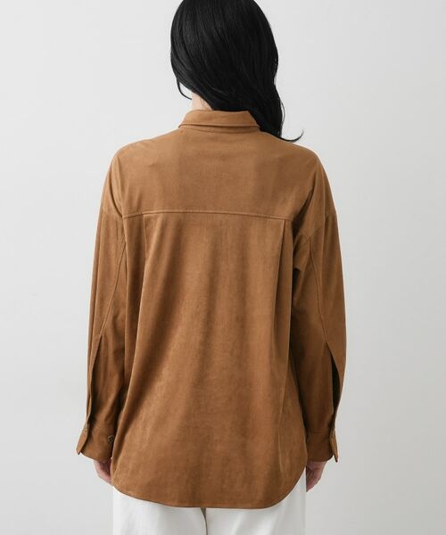 Dessin / デッサン シャツ・ブラウス | 【洗える】ストレッチスウェードライクシャツ | 詳細11