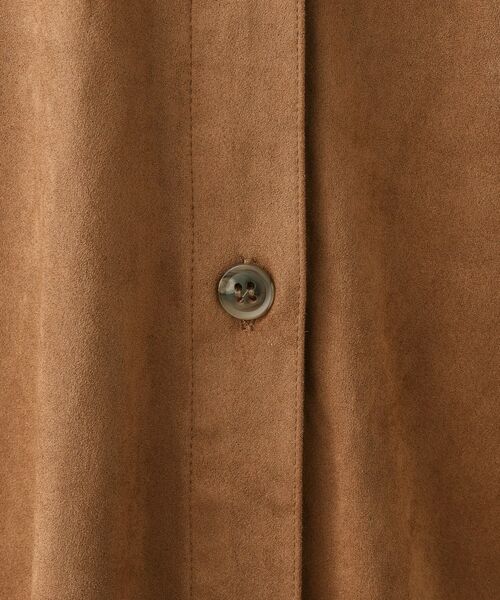 Dessin / デッサン シャツ・ブラウス | 【洗える】ストレッチスウェードライクシャツ | 詳細4