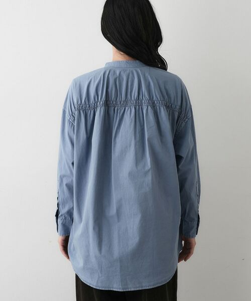 Dessin / デッサン シャツ・ブラウス | 【洗える】ピグメントバンドカラーシャツ | 詳細15