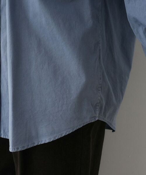 Dessin / デッサン シャツ・ブラウス | 【洗える】ピグメントバンドカラーシャツ | 詳細18