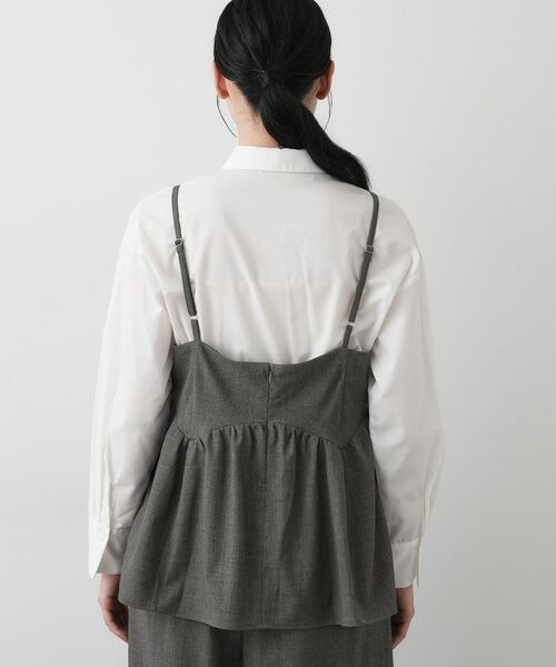 Dessin / デッサン キャミソール・チューブトップ | 【セットアップ可・洗える】ギャザーレイヤードキャミソール | 詳細11