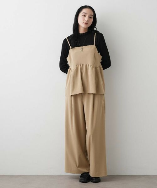 Dessin / デッサン キャミソール・チューブトップ | 【セットアップ可・洗える】ギャザーレイヤードキャミソール | 詳細6