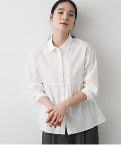 Dessin / デッサン シャツ・ブラウス | 【洗える】ペプラムブラウス