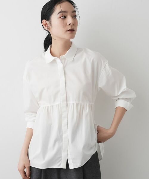 Dessin / デッサン シャツ・ブラウス | 【洗える】ペプラムブラウス | 詳細1