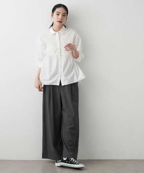 Dessin / デッサン シャツ・ブラウス | 【洗える】ペプラムブラウス | 詳細3