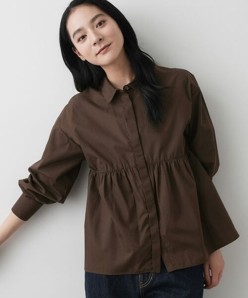 Dessin / デッサン シャツ・ブラウス | 【洗える】ペプラムブラウス | 詳細5