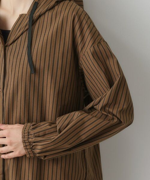 Dessin / デッサン シャツ・ブラウス | 【洗える】ストライプフードブラウス | 詳細17