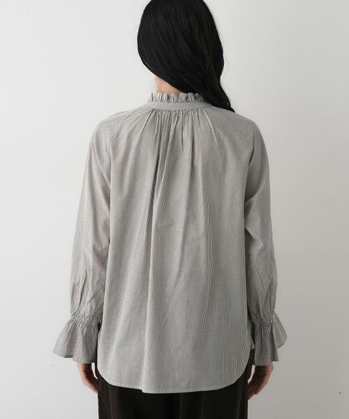 Dessin / デッサン シャツ・ブラウス | 【洗える】フリルネックシャツ | 詳細15