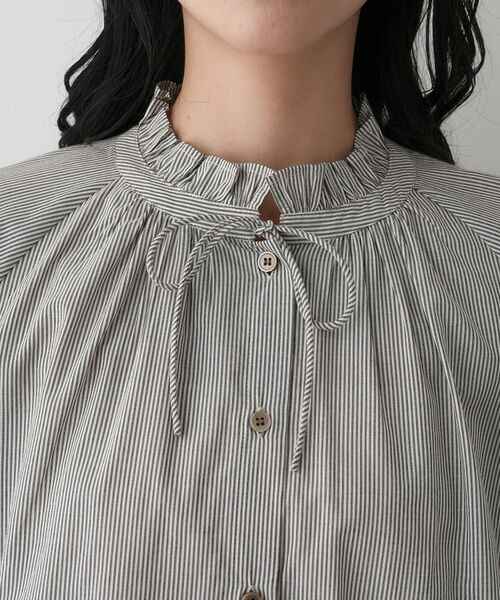 Dessin / デッサン シャツ・ブラウス | 【洗える】フリルネックシャツ | 詳細16