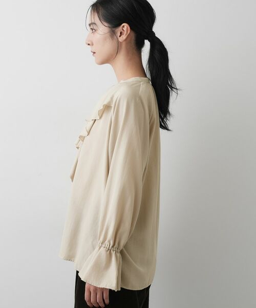 Dessin / デッサン シャツ・ブラウス | 【洗える】フィブリルフリルブラウス | 詳細14
