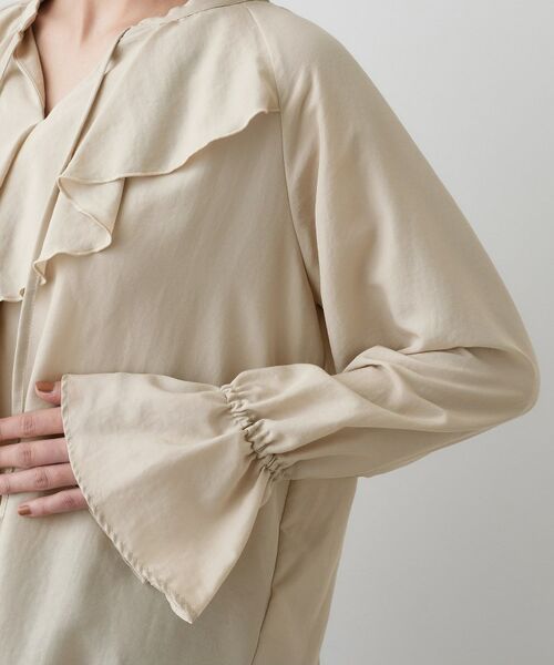 Dessin / デッサン シャツ・ブラウス | 【洗える】フィブリルフリルブラウス | 詳細17