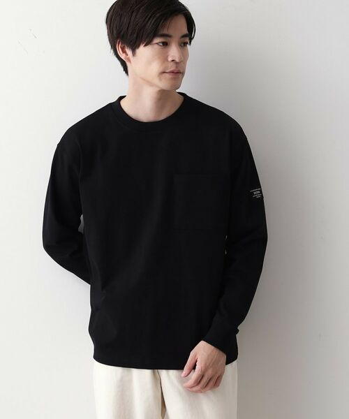 Dessin/デッサン 【洗える】ヘビー天竺ロンT ブラック(019) 02(M)