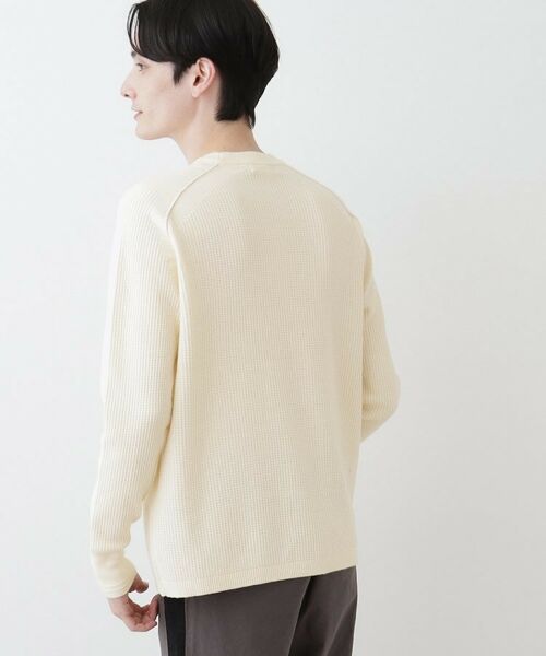 Dessin / デッサン ニット・セーター | 【洗える】コットンカシミヤワッフルプルオーバー | 詳細1