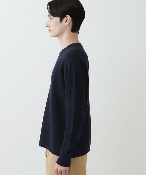Dessin / デッサン ニット・セーター | 【洗える】コットンカシミヤワッフルプルオーバー | 詳細14